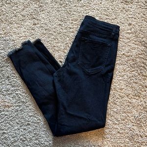 Dark button up jeans